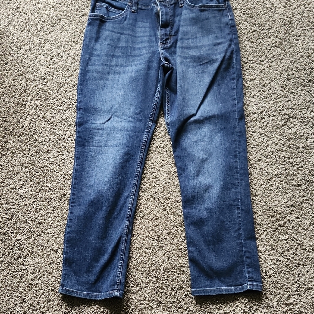 Lee Blue Straight-Leg Jeans Medium Wash